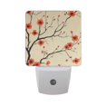 thumbnail image 6 of Yayeee LED Plug in Night Light for The Home with Auto Dusk to Dawn Light Sensors, 2 Pack, Red Floral Pattern, 6 of 6