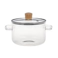 thumbnail image 1 of Cacerola para leche, olla para sopa de fideos instantáneos, utensilios de cocina de vidrio, calentador de leche y café, olla Ramyun, cacerola pequeña BLESIY Cacerola para leche, 1 of 8