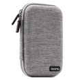 thumbnail image 1 of Caja de almacenamiento portátil, bolsa impermeable para disco duro móvil de 2,5 pulgadas, fuente de alimentación, unidad USB, datos, auriculares, color gris, 1 of 8