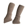 thumbnail image 4 of Calentadores de piernas de patinaje sobre hielo tejido tejido de piernas largas portátiles moderna decoración cómoda mantenga calcetines calientes, 4 of 8