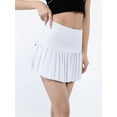 thumbnail image 6 of WIBACKER Womens Tennis Skirts High Waisted with Pockets Built-in Shorts Workout Running Pleated Athletic Golf Skorts, 6 of 6