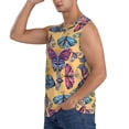 thumbnail image 3 of Fotbe Butterfly 3 Men's Camiseta sin Mangas Estampada para Hombres, Playera Casual para Gimnasio, Entrenamiento, Playa-XX-Large, 3 of 7