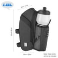 thumbnail image 3 of Bolsa de sillín de bicicleta con bolsillo para botella de agua Asiento de bicicleta impermeable, 3 of 8