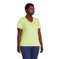 thumbnail image 3 of Lands' End Women's Plus Size Relaxed Supima Cotton T-Shirt, 3 of 3
