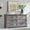 Gray, variant on ACCOHOHO Farmhouse 6 Drawer Dresser, Rustic Wood Dresser Chest of Drawers for Bedroom，52'' Wide TV Stand with Large Drawers for Living Room， White