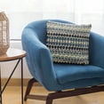 thumbnail image 6 of Plutus Brands Blue Plutus Harmony Border Luxury Throw Pillow 24 in x 24in, Double Sided 24" x 24", 6 of 9