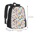 thumbnail image 3 of Daiia Colorful Spots Backpack for Men and Women -Durable Backpack Large Capacity, Water-Resistant Bag with Adjustable Straps and Laptop Compartment, 3 of 9