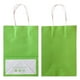 thumbnail image 3 of Bolsas de regalo pequeñas Bolsas de papel Kraft verde con asas para suministros de recuerdo de fiesta (27 x 21 x 11 cm) oso de fresa Electrónica, 3 of 5