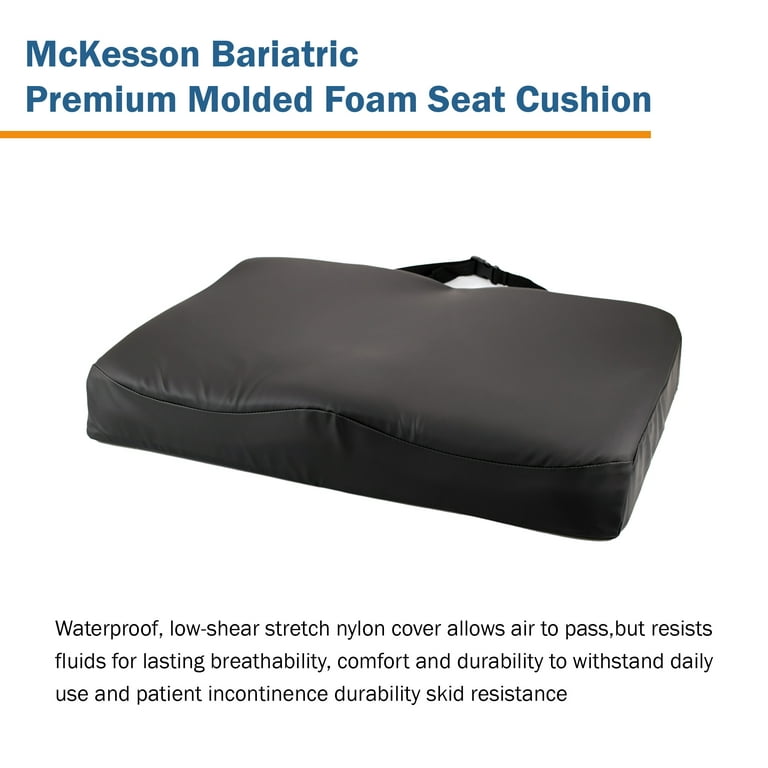 McKesson Bariatric Seat Cushion, Premium Gel with Molded Foam, 24