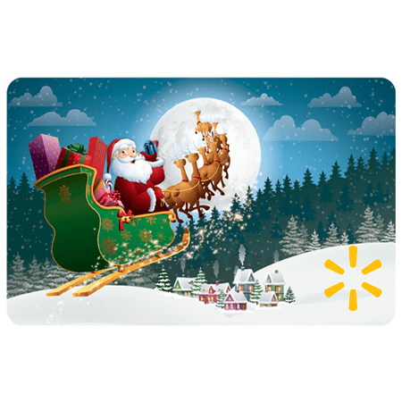 Holiday Santa Is Coming To Town Walmart eGift Card [Email Delivery]