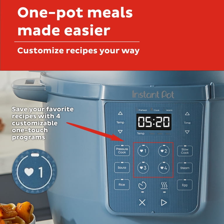 Instant Pot 6Qt RIO Chef Series, 7-in-1 Multi-Cooker, Pressure