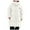 White, variant on AHTJRT Boy's Long Winter Jacket Full Button Down Solid Color Outerwear with Pockets Thermal Heavyweight Hooded Snow Jacket Black 7-8 Years
