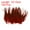 Maroon Red, variant on Uxcell Saddle Hackle Rooster Feathers 4-6", Rooster Feathers Loose Hackle Feather, Brown 100 Pcs