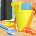thumbnail image 4 of bxhwj 5-Piece Beach Toy Set for Kids, Sand Bucket Shovel & Castle Molds, Outdoor Water Play Kit, Portable Summer Sandpit Fun, Toddler Activity Gift, 4 of 9
