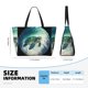 thumbnail image 4 of Disketp Watercolor Turtle5 Bolsa de Playa de Gran Capacidad, Bolso Impermeable y a Prueba de Arena para Mujer, Ideal para Playa, Piscina y Natación, 4 of 7
