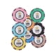thumbnail image 4 of Clay Casino Poker Fichas Mahjong Board Juego Contadores 43mm 100 Dollar Sunnimix Fichas de póker, 4 of 8