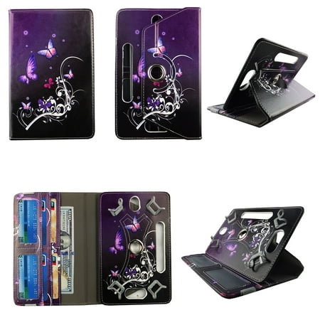 Non rotate multi anchor folio tablet Case for Kindle Fire 7 inch android tablet cases 7 inch Slim fit standing protective rotating universal PU leather standing cover
