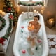 thumbnail image 5 of Bolas de Baño con Temática Navideña, Papá Noel, Muñeco de Nieve, Alces y Flores de Baño., 5 of 6
