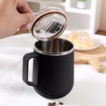 thumbnail image 5 of AUNVITO 17oz 304 Stainless Steel Coffee Mug Cup, Double Wall Insulated Tumbler for Hot Cold Drinks Home Office Travel Camping, 1pc, 5 of 6