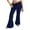 Navy #36, variant on WULMLEO Wide Leg Sweatpants Women Casual Flare Pants with Pockets Straight Leg Y2k Baggy Sweatpants Fall Fleece Sweat Pants White S