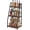 3-Tire, variant on SENYUM Upgrade Stand for Home Bar, Wine Rack Freestanding Floor, Mini Bar Table for Liquor Whiskey Wine, Trapezoidal Liquor Bottle Display Shelf with Glass Holder and Fences