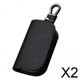 thumbnail image 1 of 2 Fundas Genéricas Para Llaves De Coche, Bolsa Pequeña Portátil Con Cremallera, Funda Decorativa Para Llavero De Coche, Color Negro, 1 of 8