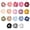 18 color large, variant on 17 Pcs Bsofter Large Satin Scrunchies for Women - Jumbo Sleep Scrunchie,Large Silk Hair Scrunchies Oversized Hair Ties Giant Satin Scrunchy for Thick Hair XXXL