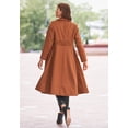 thumbnail image 3 of Jessica London Women's Plus Size Trapeze Wool-Blend Coat, 3 of 6