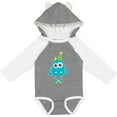 thumbnail image 3 of Inktastic Blue Monster Boys or Girls Long Sleeve Baby Bodysuit, 3 of 5