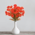 thumbnail image 2 of Artifcial Fall Flowers for Indoor and Outdoor Decoration,13.78x7.87 Inches UV Protected No Fade Fake Flowers,Realistic Autumn Artificial Flowers for Porch Display Patio Garden Decor, 2 of 3