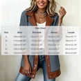 thumbnail image 3 of Karymi Patchwork Fake Sherpa Fleece Jackets for Women, Faux Leather Trim Lapel Collar Snap‑Button Casual Winter Plush Jacket, 3 of 8