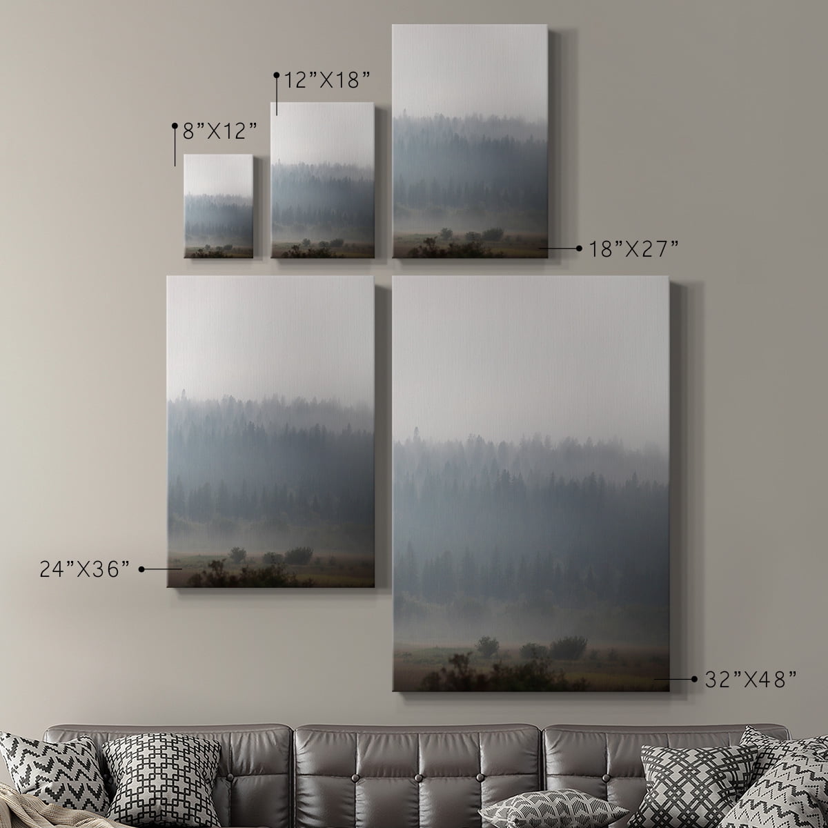 Morning Glow I Premium Gallery Wrapped Canvas - Ready to Hang