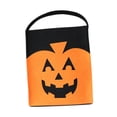 thumbnail image 1 of Bolsa de dulces o trucos de Halloween Strade Fareast Limited fieltro Naranja, 1 of 8
