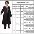 thumbnail image 4 of Disfraz de Harry Potter Hermione Granger Gryffindor para Niños y Niñas 3-14 años Yuxing, 4 of 5