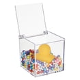 thumbnail image 4 of Sylvtty Clear Acrylic Boxes Small Square Cube Containers with Lid Plastic Storage Organizer for Candy Pill Tiny Jewelry, 4 of 7