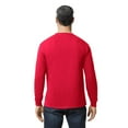 thumbnail image 6 of Gildan Long Sleeve T-Shirt of 100% Heavy Cotton Assorted Color Crewneck Tee, 5.3 oz Casual Full Sleeve Shirt for Men, Size L Pack 5, 6 of 6