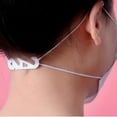 thumbnail image 2 of IFANLANDOR 200PCS Mask Strap Adjustment Strap Extender PP Waterproof White for Mask Comfort and Fit, 2 of 8