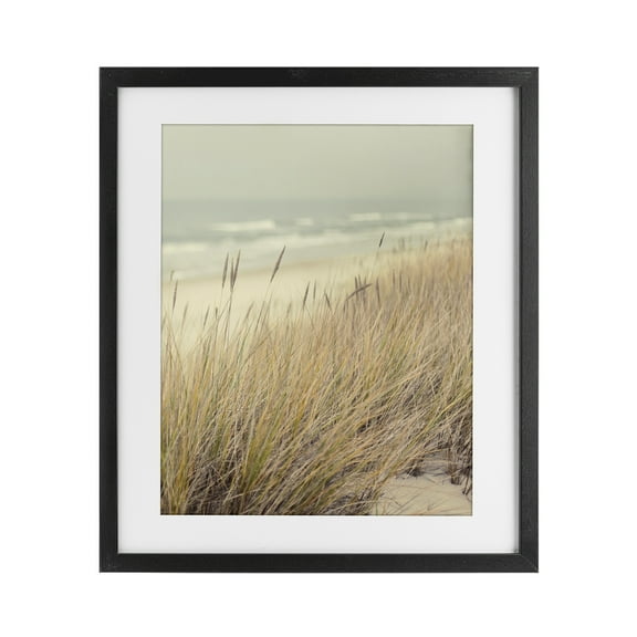 Stupell Industries Beach Dreams Sea Grass Black Framed Print Under Glass design by Marcus Prime, 16 x 13