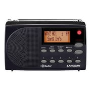 Sangean Portable AM/FM Radio, Black, HDR-14