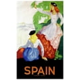 thumbnail image 2 of Vintage Apple Collection 13x18 White Modern Wood Framed Museum Art Print Titled - spain_canary, 2 of 4
