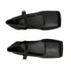 thumbnail image 4 of Zapatos de plataforma con hebilla para mujer, zapatos de tacón cerrados con punta cuadrada, elegantes y ergonómicos, con correa en el tobillo, negro 37, 4 of 13