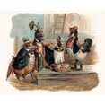 thumbnail image 3 of Advertisement 14x12 Black Modern Framed Museum Art Print Titled - Pigs and Pork: Party Animals, 3 of 5