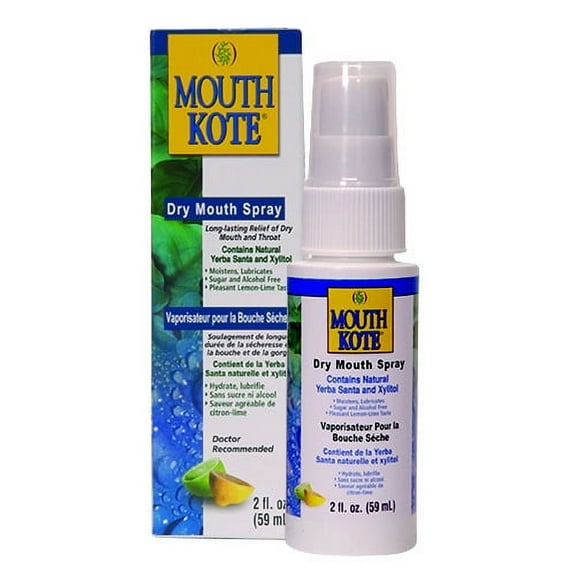 Mouth Kote Oral Moisturizer Spray For Dry Mouth And Throat - 2 Oz, 6 Pack