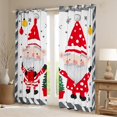 thumbnail image 2 of jejeloiu Cute Santa Claus Curtains Pack of 2 (42x84 Each),Merry Christmas Curtains Blackout,Red White Gray Bedroom Curtains For Boy Kids,Microfiber Bedroom Decor, 2 of 6