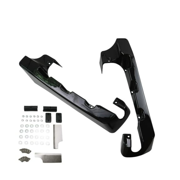 Motorcycle Stretched Saddle Bag Extensions For Harley Touring Street Electra Glide Road King Road Glide 1994-2013