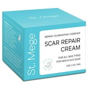 St. Mege Scar Removal Cream, Scar Cream For Old Scars - Stretch Mark Removal Cream for Men & Women