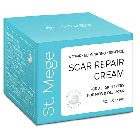 St. Mege Scar Removal Cream, Scar Cream For Old Scars - Stretch Mark Removal Cream for Men & Women