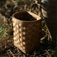 thumbnail image 5 of YUEVE Clear Organizing Containers Hanging Wall Woven Woodchip Wicker Storage Portable Hanging Fruit Vegetable For Kitchen Organizing Wall Flower Rattan For Garden Farmhouse H, 5 of 9