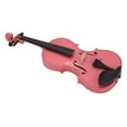 thumbnail image 3 of 4/4 Full Size Beginner Solid Wood Violin, Christmas Festival Gift Violin with Case Bow and Rosin for Kids Student (pink), 3 of 9