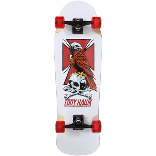 Tony Hawk 32" Double Kick Pool Skateboard, Cross, Black